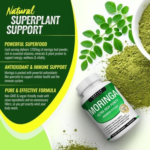 1200mg pure moringa - 1200mg,