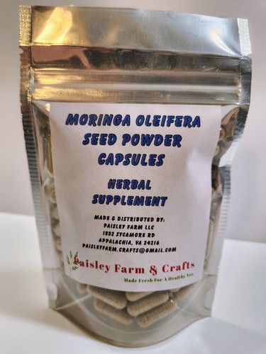 Moringa seed powder capsules - capsules,