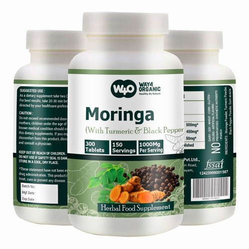 Moringa tablets with turmeric - with,