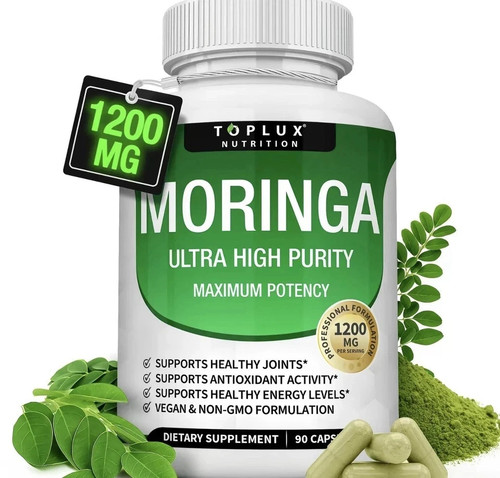 Moringa powder capsules 1200mg - moringa,