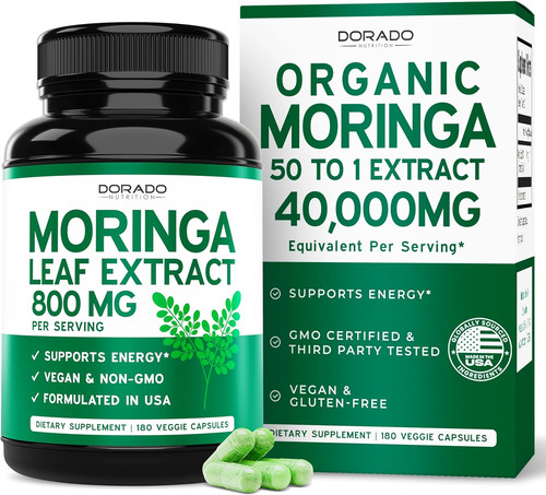 Organic moringa capsules - moringa,