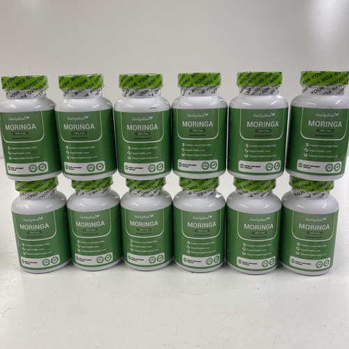 Lot x12 moringa - 60, capsules