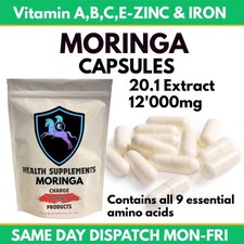 Moringa 12000mg Capsules 600mg