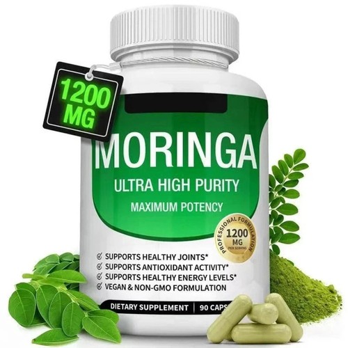Moringa powder capsules - moringa, 1200mg