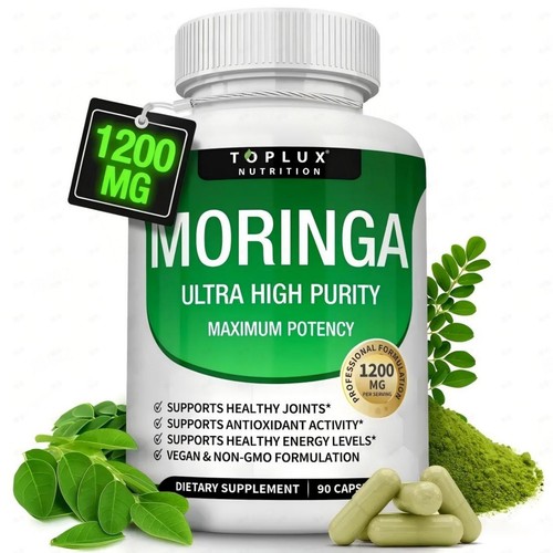 Moringa capsules 1200mg pure - -,