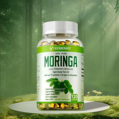 Moringa capsules 1000mg - 1000mg,