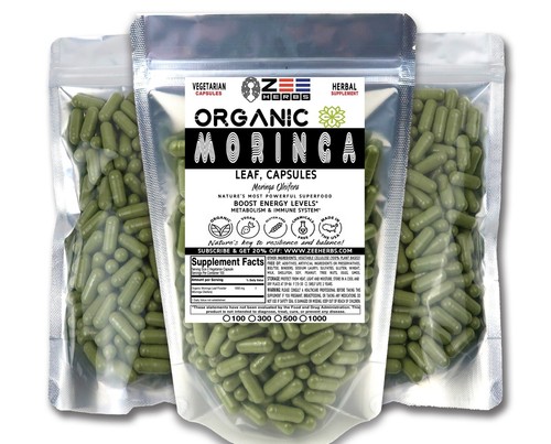 Organic moringa capsules - moringa,